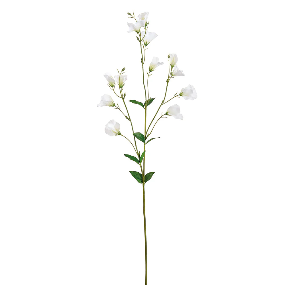 32" Real Touch Sweet Pea Silk Flower Stem -White (Pack of 12)