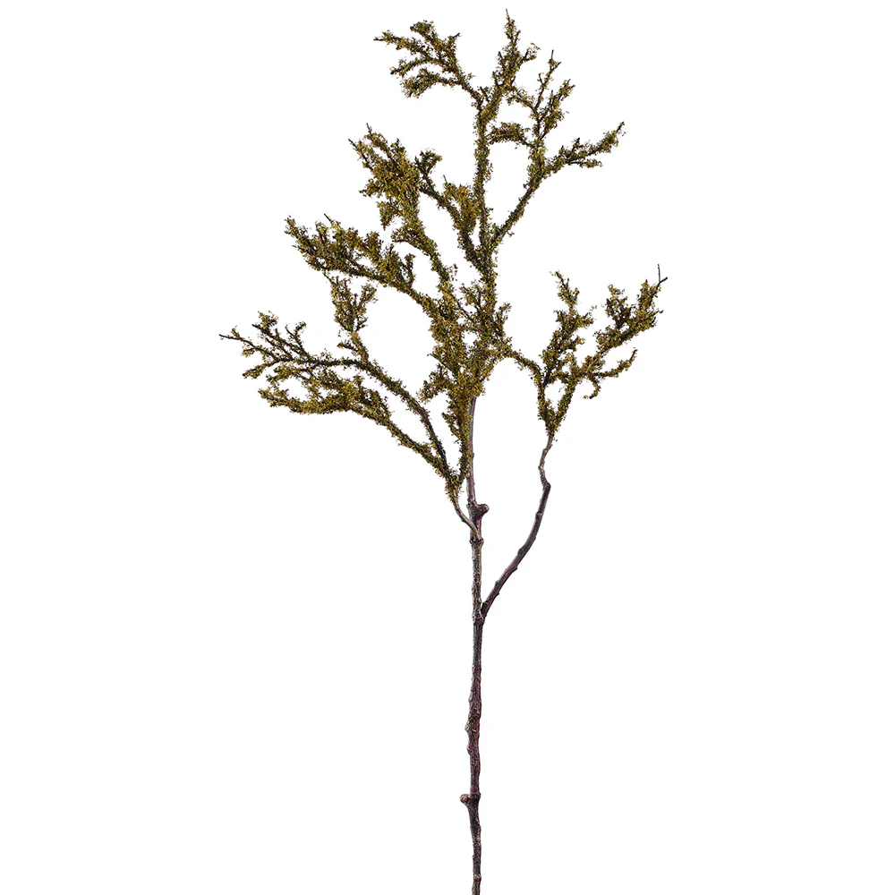 33" Artificial Moss Stem -Dark Green (Pack of 12)