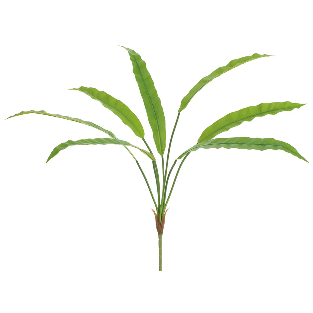33" Bird's Nest Fern Leaf Silk Plant -Green (Pack of 12)
