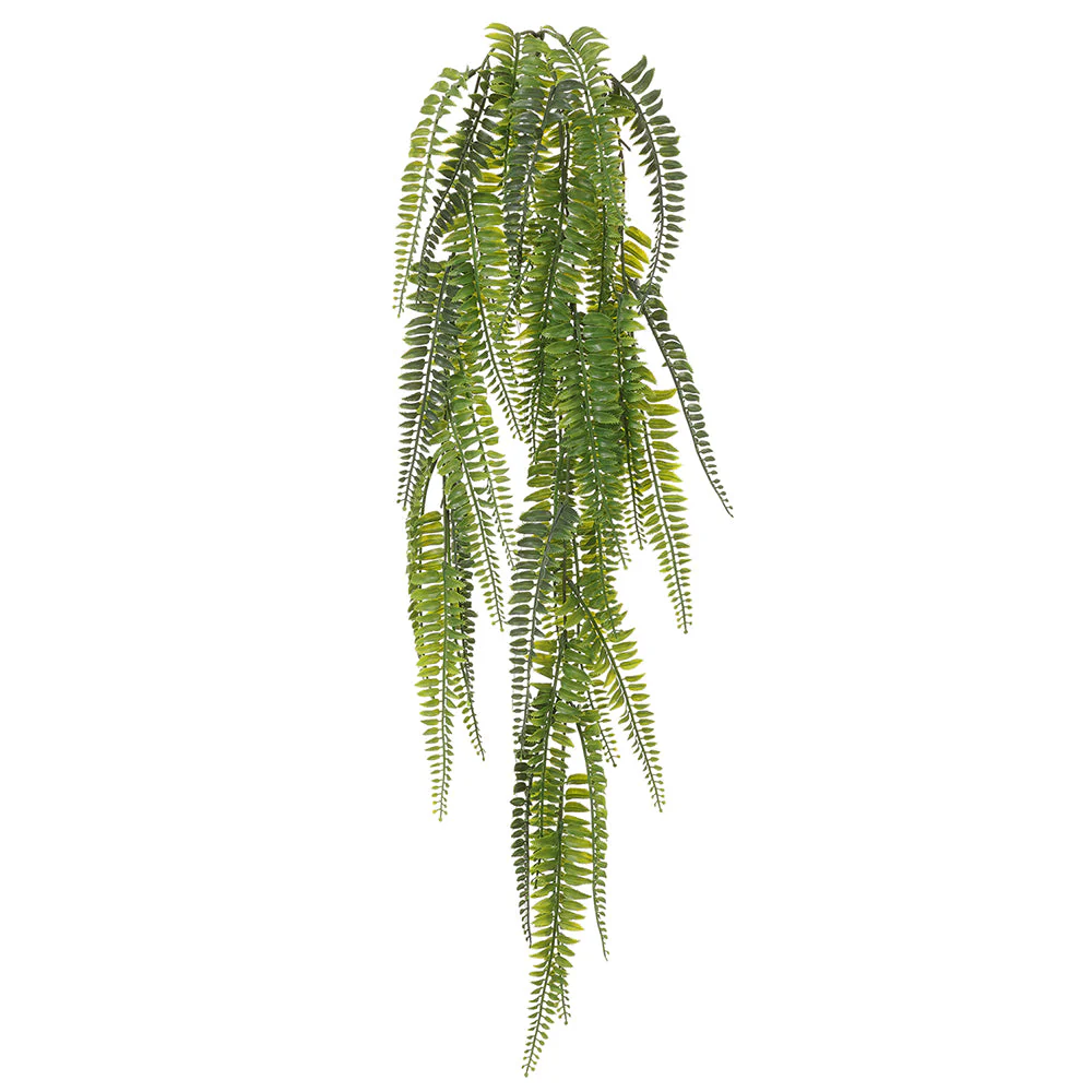 33" Hanging Boston Fern Silk Plant -Green (Pack of 12)