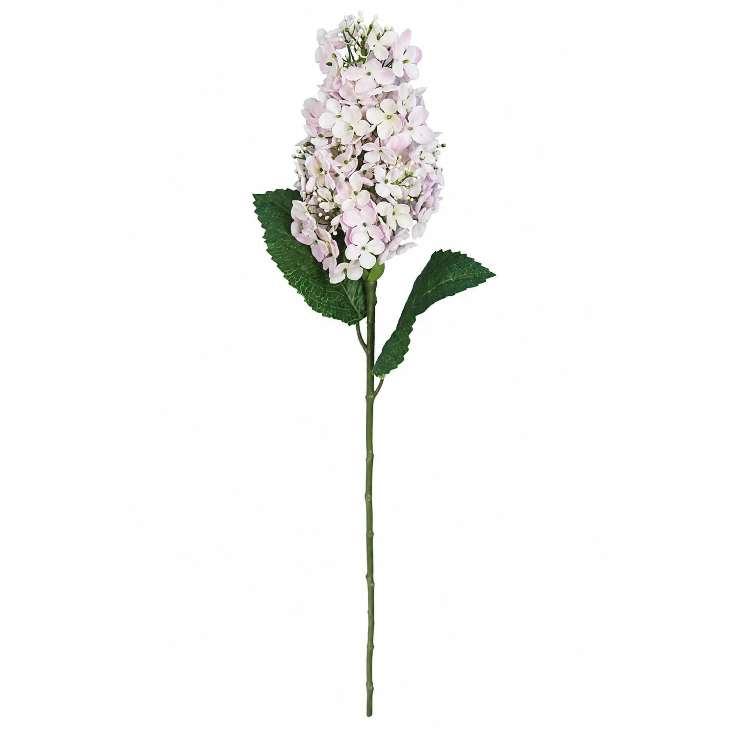 33" IFR Hydrangea Artificial Flower Stem -Light Pink/White (Pack of 6)