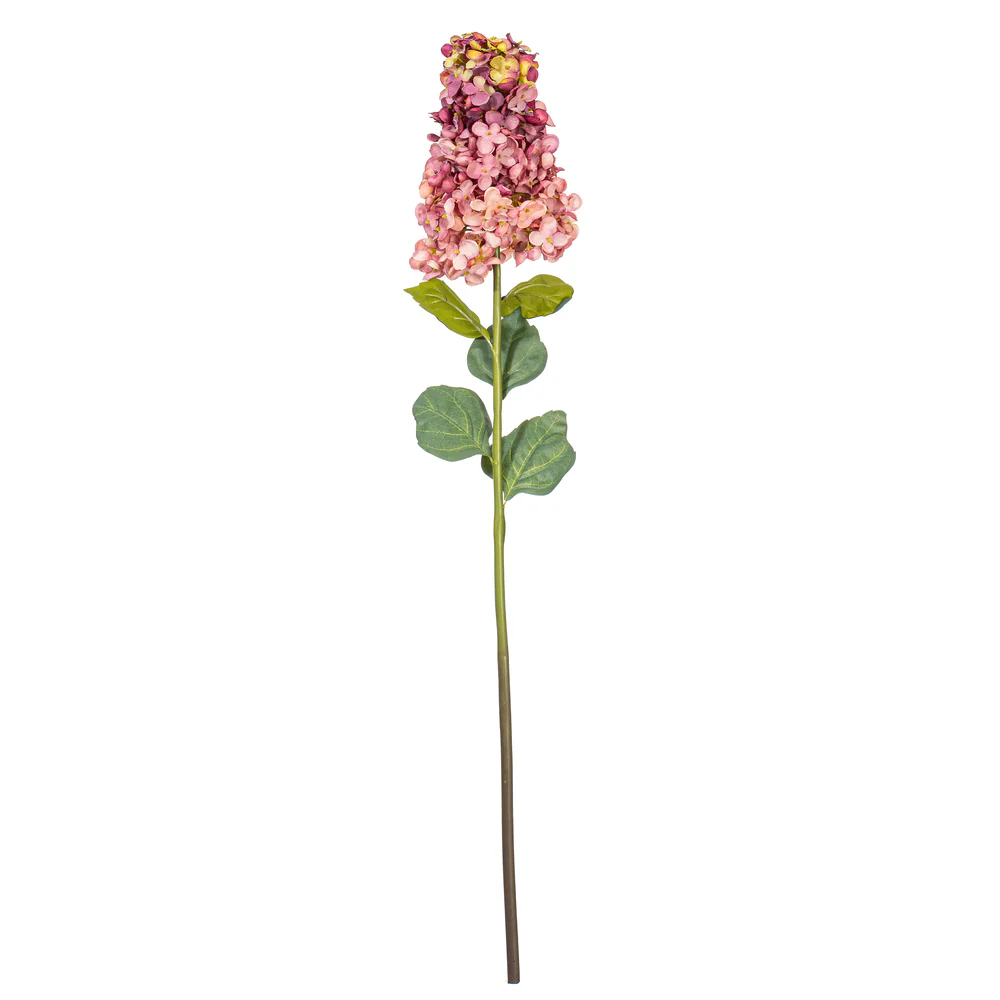 33" Silk Cone Hydrangea Flower Stem -Mauve (Pack of 6)