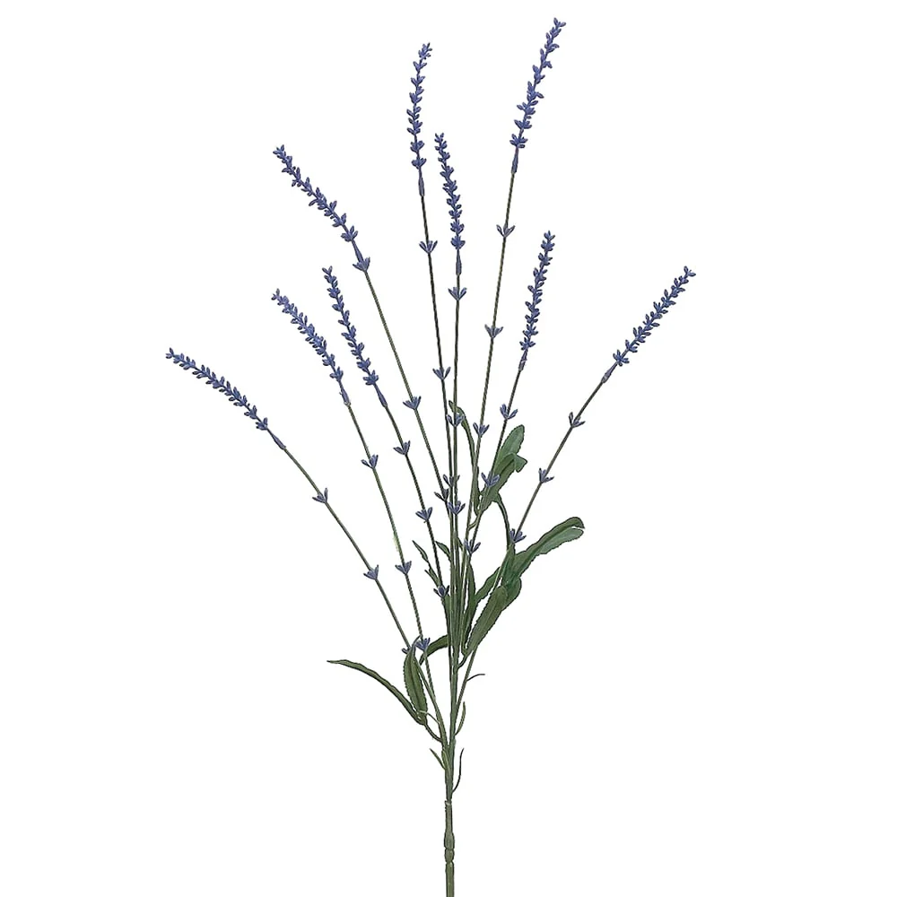 33" Silk Lavender Flower Spray -Blue (Pack of 24)