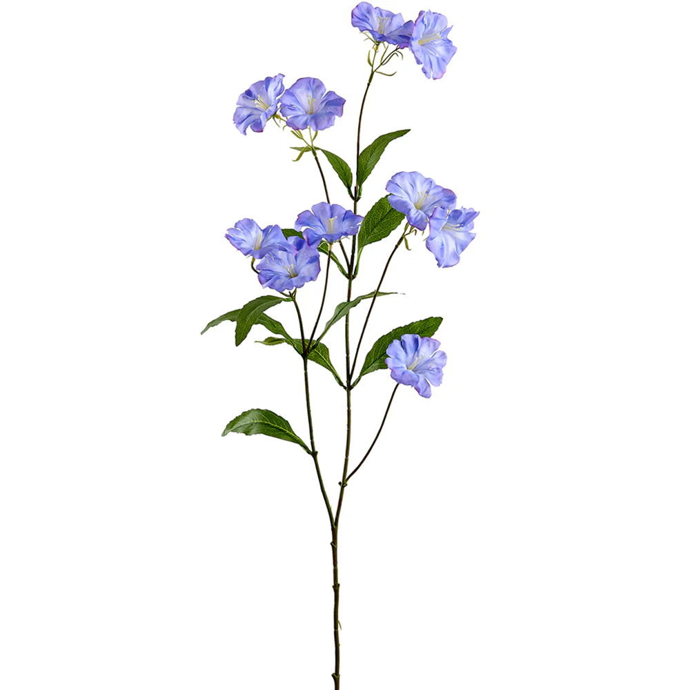 33" Silk Morning Glory Flower Stem -Delphinium (Pack of 12)