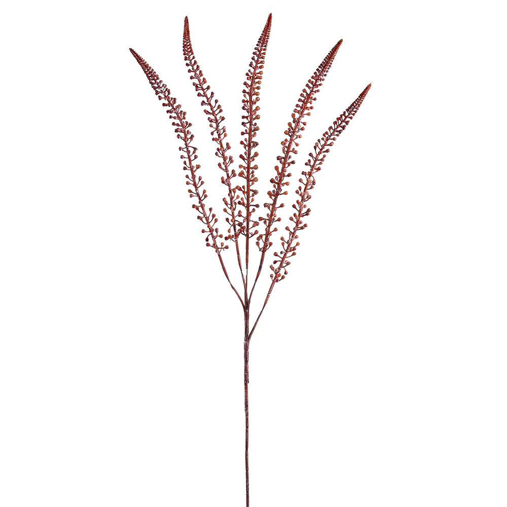 34" Artificial Astilbe Flower Stem -Amber (Pack of 12)