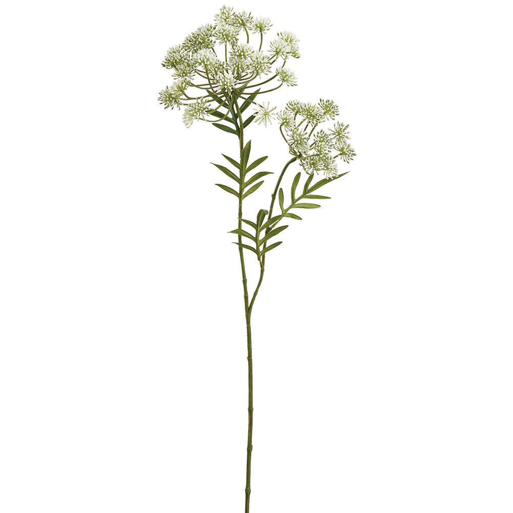 34" Dill Artificial Flower Stem -Cream (Pack of 12)