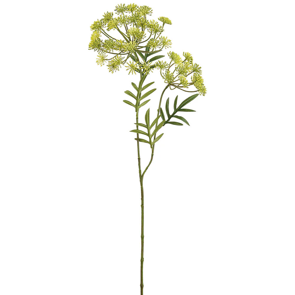34" Dill Artificial Flower Stem -Yellow (Pack of 12)
