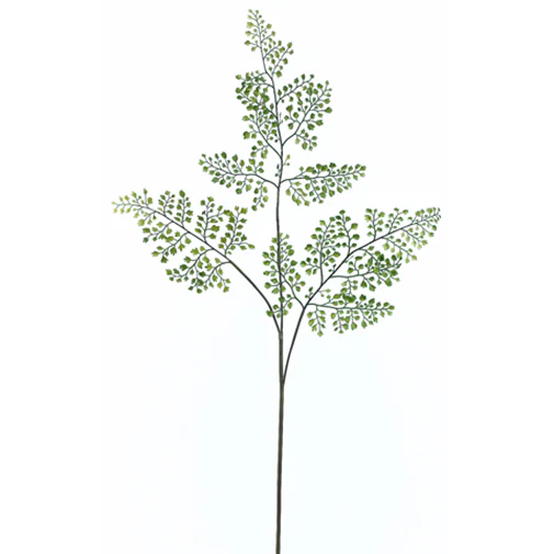 34" Silk Forest Maidenhair Fern Stem -Green (Pack of 12)