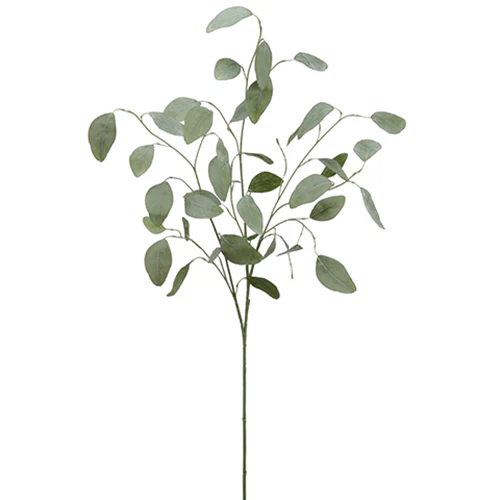 35" Artificial Eucalyptus Stem -Green (Pack of 12)