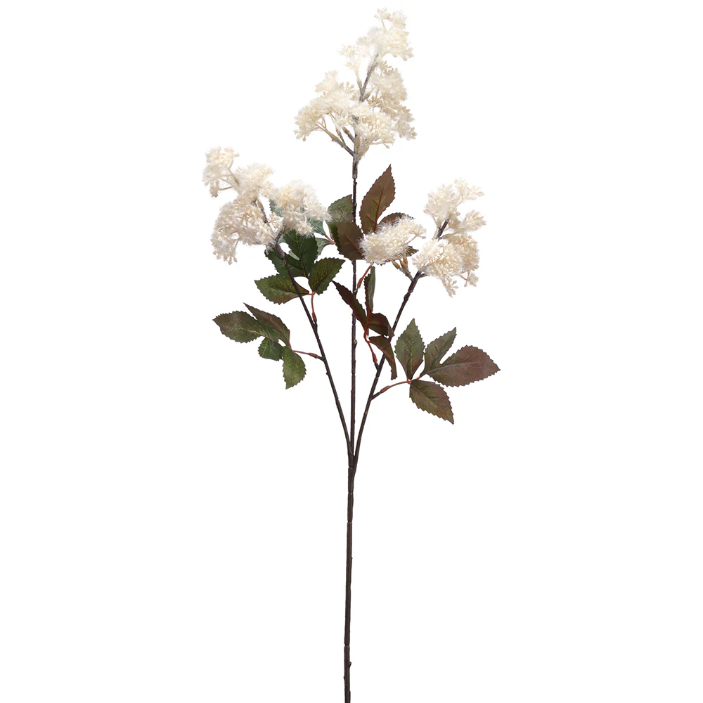 35" Astilbe Silk Flower Stem -Beige (Pack of 12)