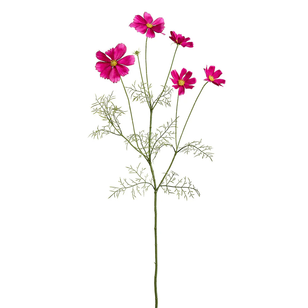 35" Cosmos Silk Flower Stem -Beauty (Pack of 12)