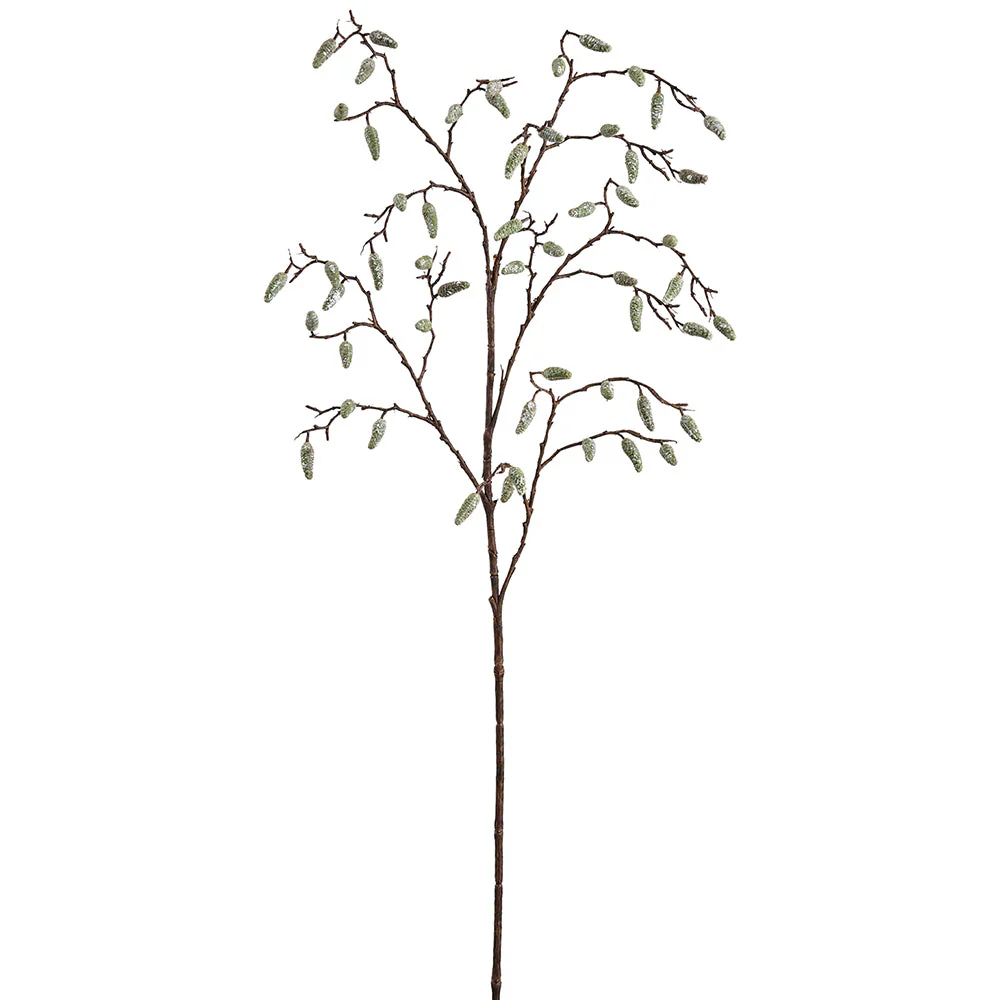 35" Pod Artificial Flower Stem -Green (Pack of 12)