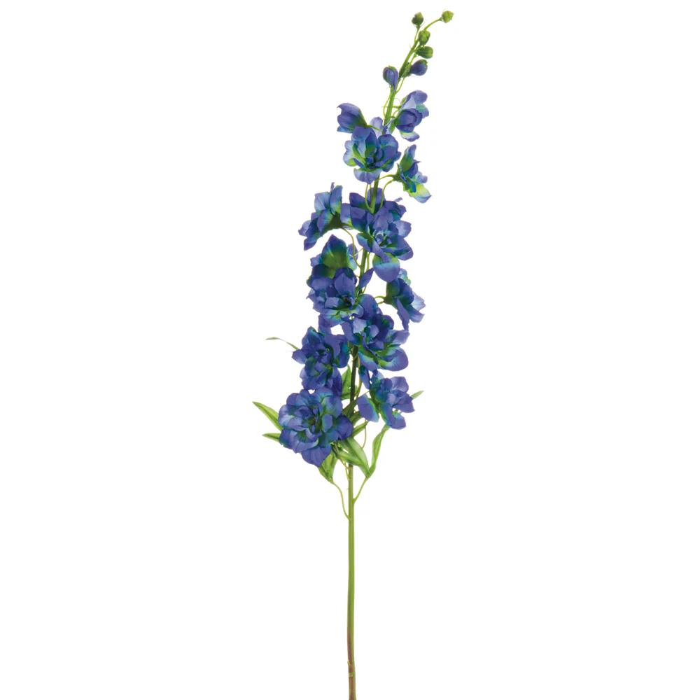 36.5" Silk Delphinium Flower Spray -Helio (Pack of 12)