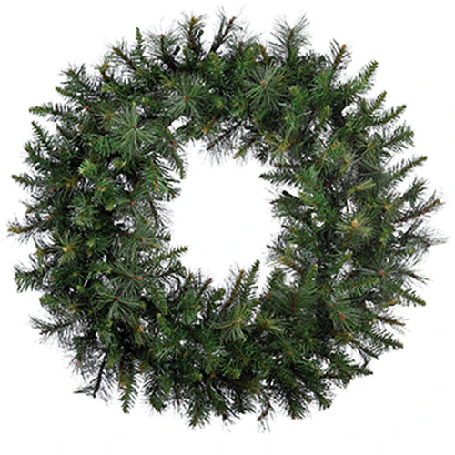 36" Artificial Canyon Pine Wreath -Green (Pack of 2)