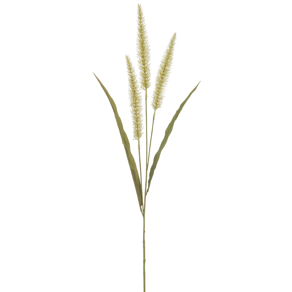 36" Artificial Foxtail Flower Stem -Beige (Pack of 12)