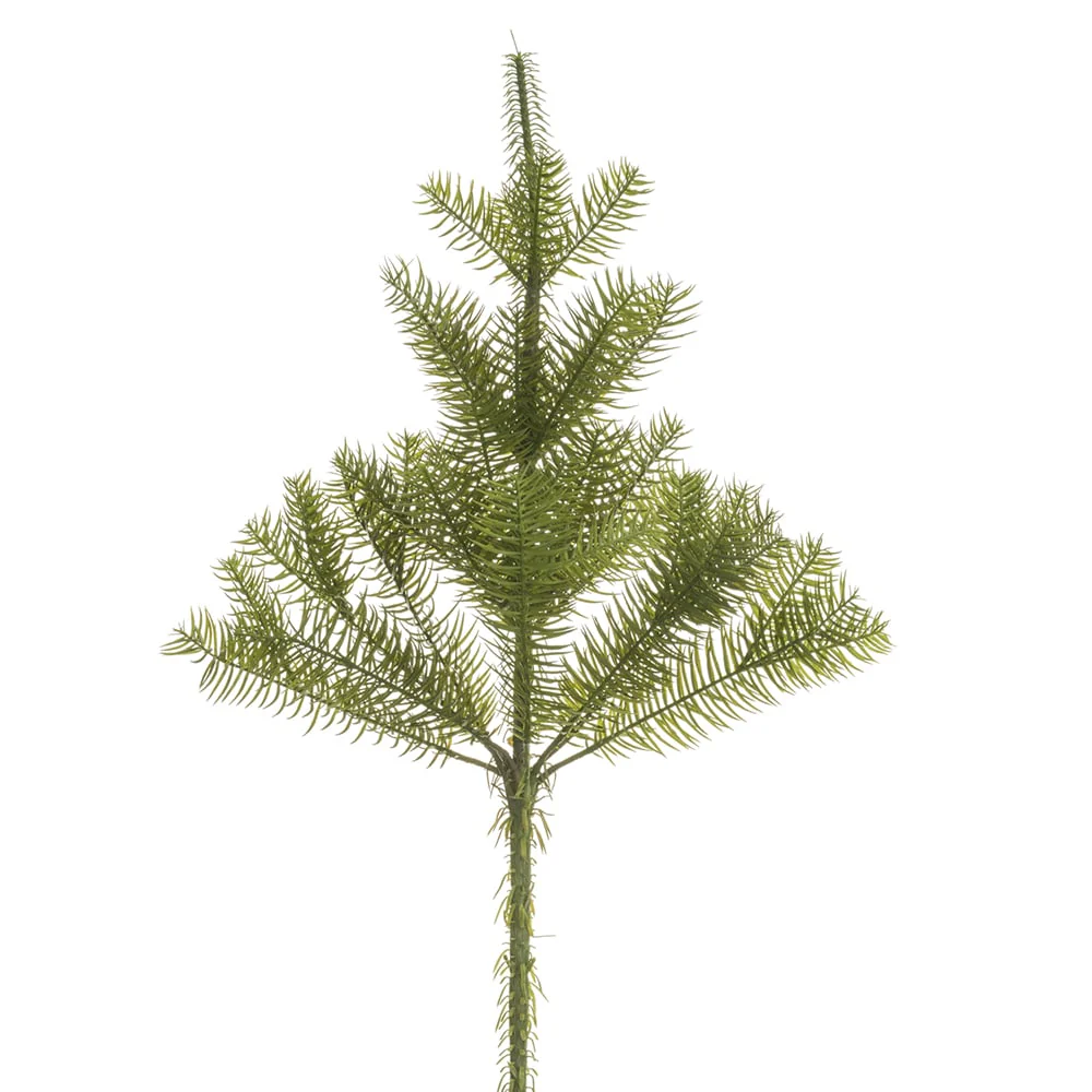 36" Artificial Pine Topiary Stem -Green (Pack of 6)