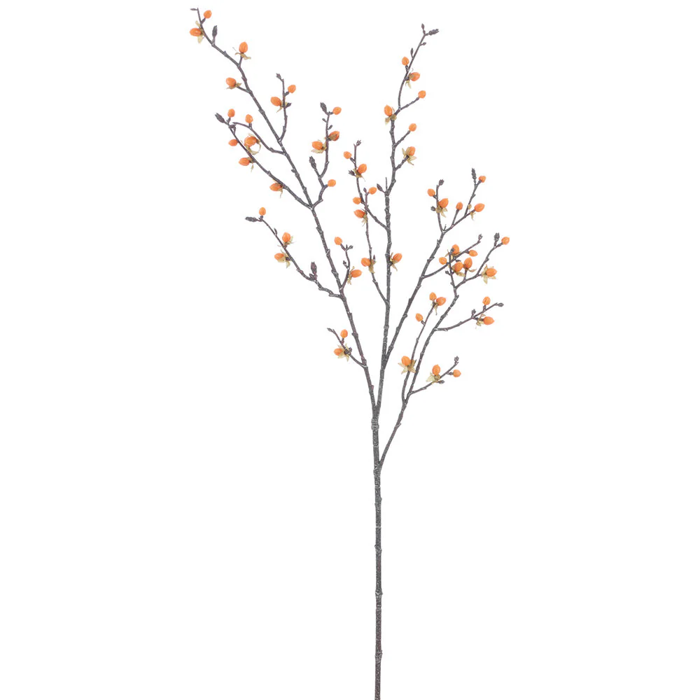 36" Bittersweet Berry Artificial Stem -Orange (Pack of 12)