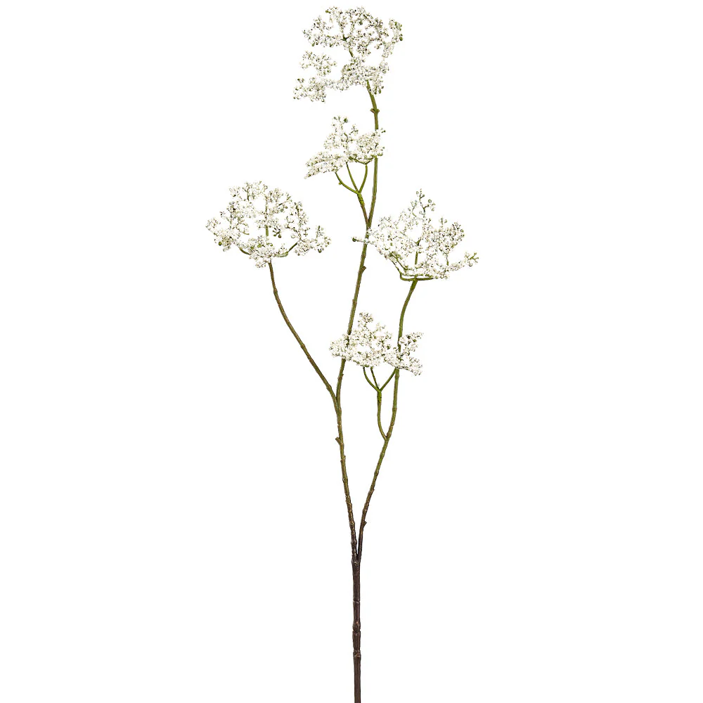 36" Causonis Japonica Silk Flower Stem -White (Pack of 12)