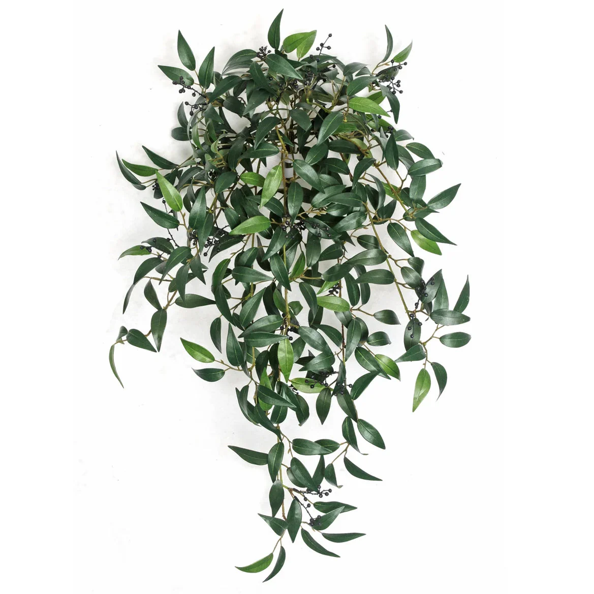36" Hanging Smilax Leaf Silk Plant -Green (Pack of 4)