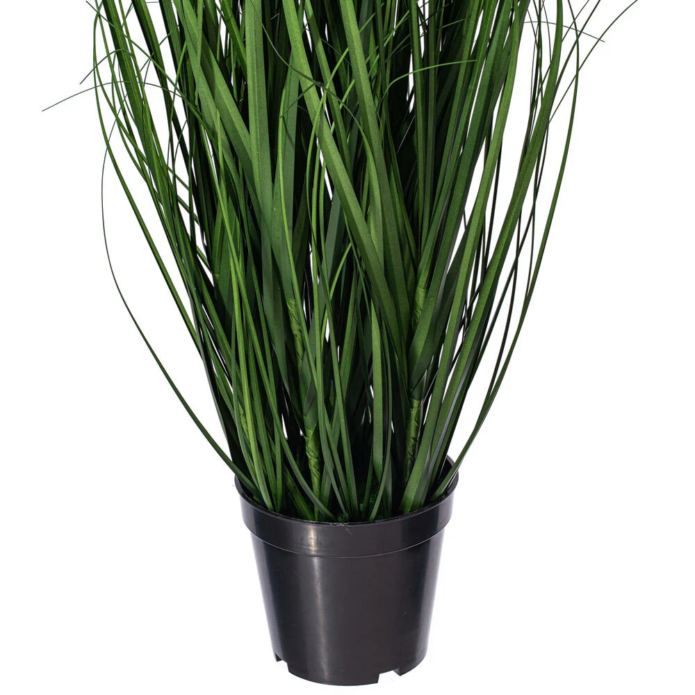 36" IFR PVC Brushed Grass Artificial Plant w/Pot -Green - Image 4