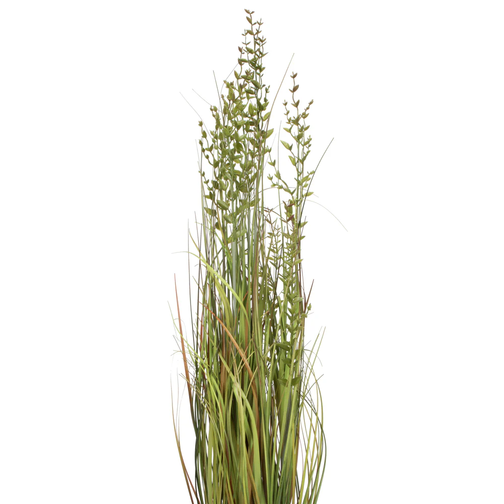 36" IFR PVC Mixed Grass Artificial Plant w/Pot -Green/Brown - Image 2