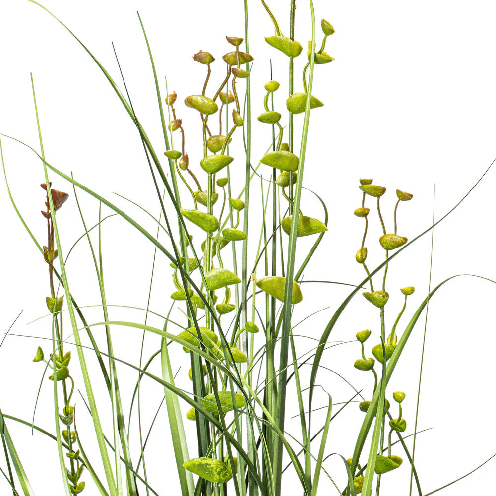 36" IFR PVC Seeded Eucalyptus Grass Artificial Plant w/Pot -Green - Image 5