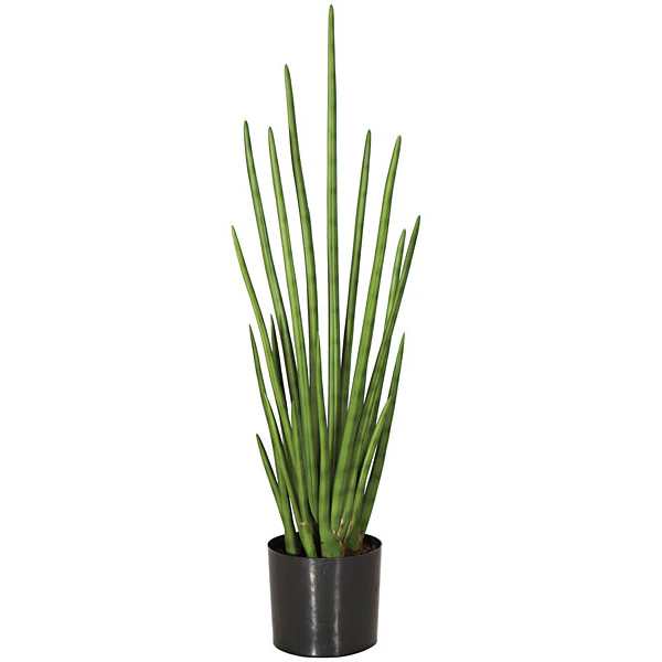 36" IFR Sansevieria Snake Artificial Succulent Plant w/Pot -Green