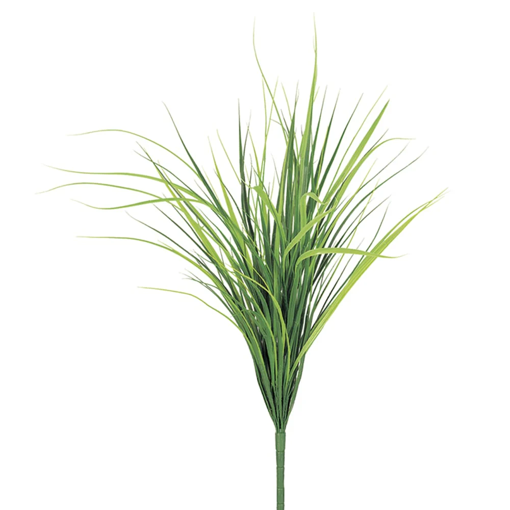 36" Plastic Grass Artificial Plant -123 Leaves -Green (Pack of 12)