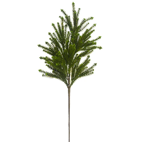 36" Weeping Pine Artificial Stem -Green (Pack of 12)