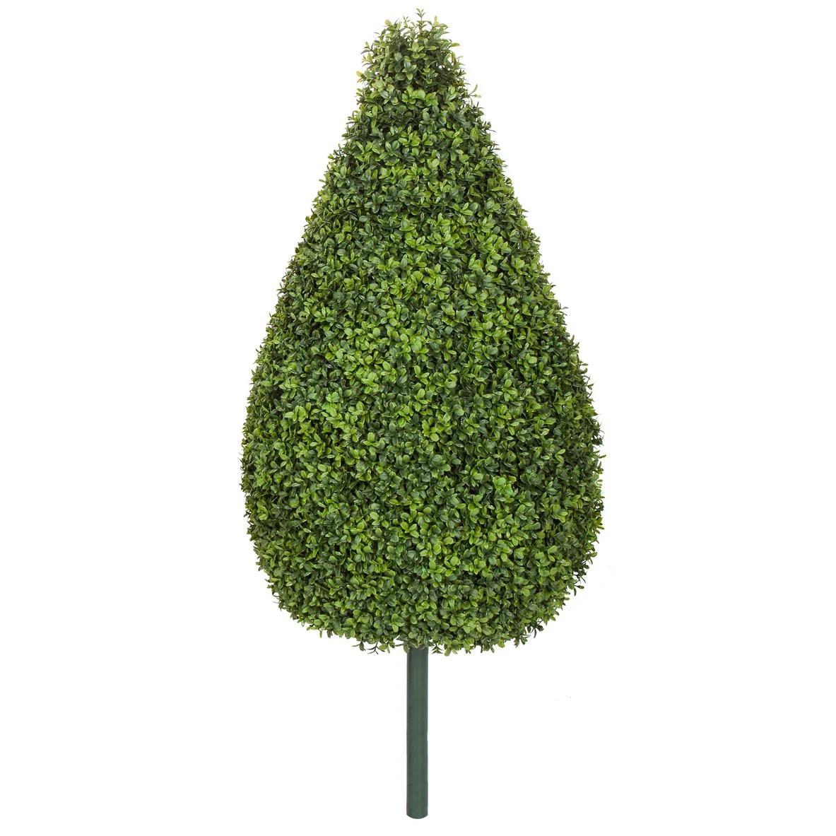 36"Hx16"W Outdoor UV-Proof Artificial English Boxwood Teardrop-Shaped Topiary -Green