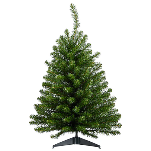 36"Hx22"W Balsam Pine Artificial Christmas Tree, Unlit -Green (Pack of 6)