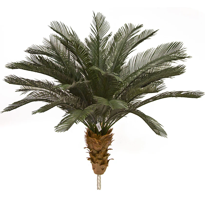 3'6"Hx48"W Outdoor UV-Proof Artificial Sago Cycas Palm Tree -36 Fronds -Green