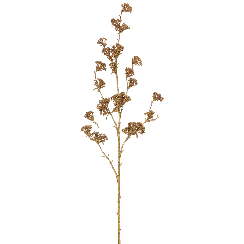 37" Artificial Mini Berry Stem -Bronze/Gold (Pack of 12)