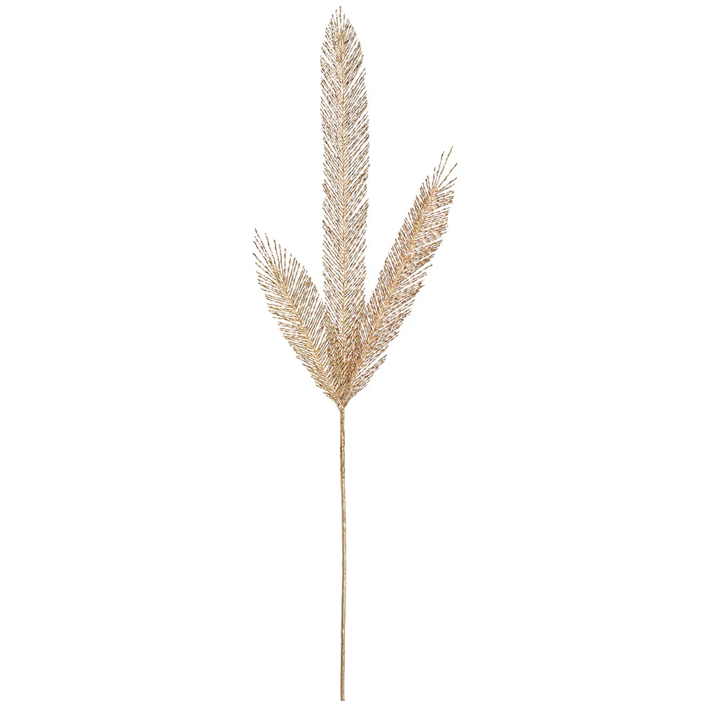 37" Tinsel Artificial Pine Stem -Gold (Pack of 12)