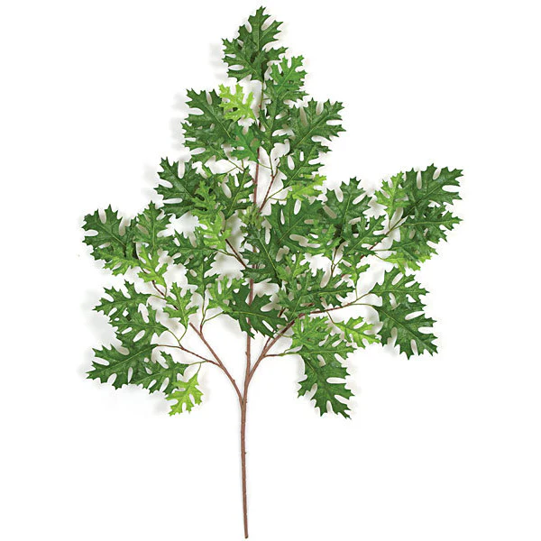 38" Artificial Pin Oak Branch Stem -Green (Pack of 12)
