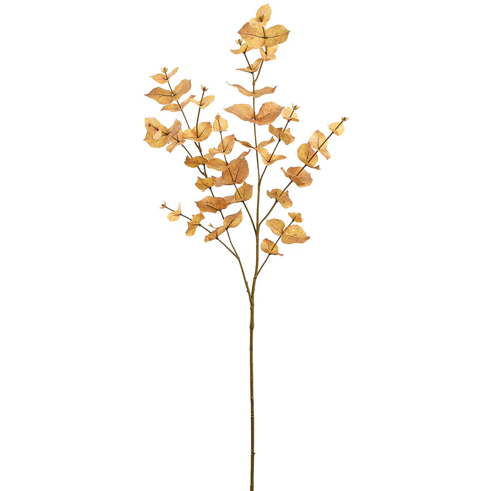 38" Eucalyptus Leaf Silk Stem -Tan (Pack of 24)