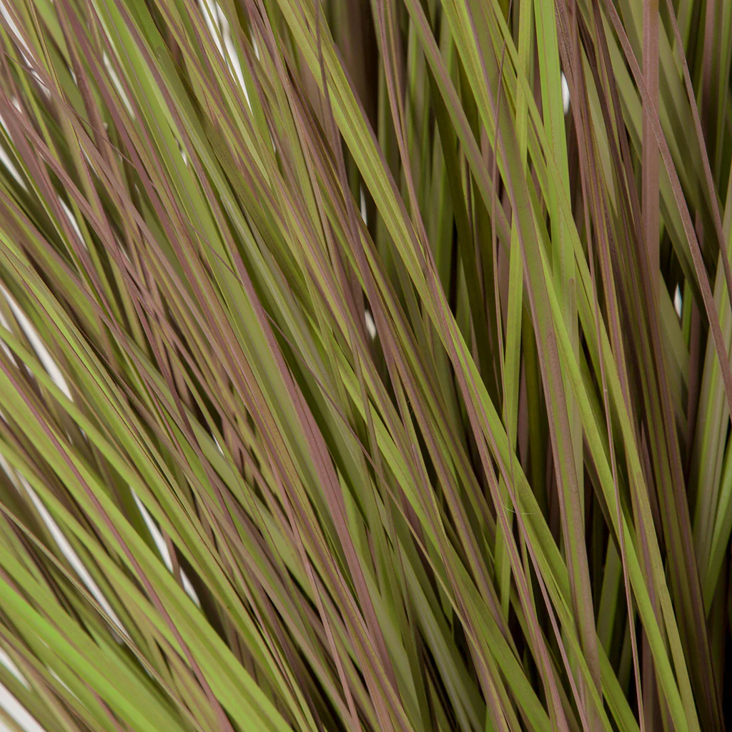 38" IFR PVC Onion Grass & Cattail Artificial Plant w/Pot -Lavender/Green - Image 2