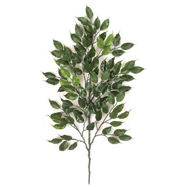 38" Outdoor UV-Proof Artificial Ficus Stem -Green (Pack of 6)