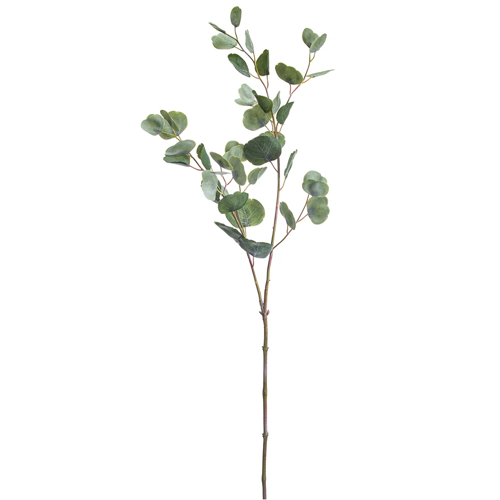 39.25" Soft-Touch Artificial Cotinus Leaf Stem -Green (Pack of 12)