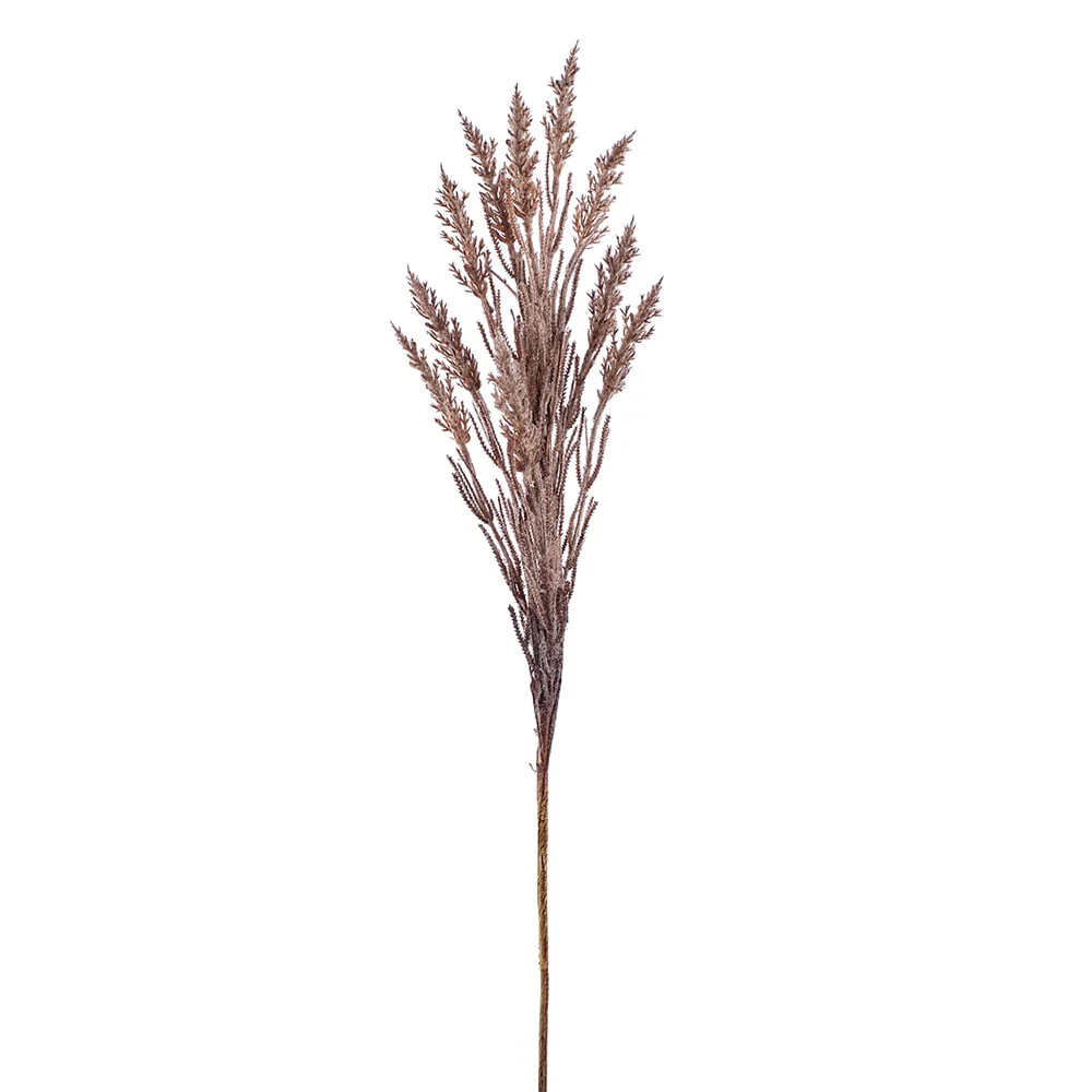 39" Artificial Plume Grass Stem -Gray/Brown (Pack of 12)