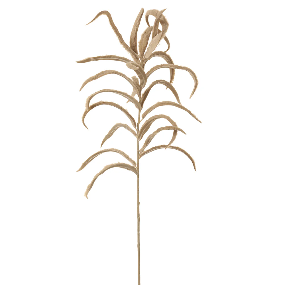 39" Fur Artificial Eucalyptus Leaf Stem -Brown (Pack of 12)