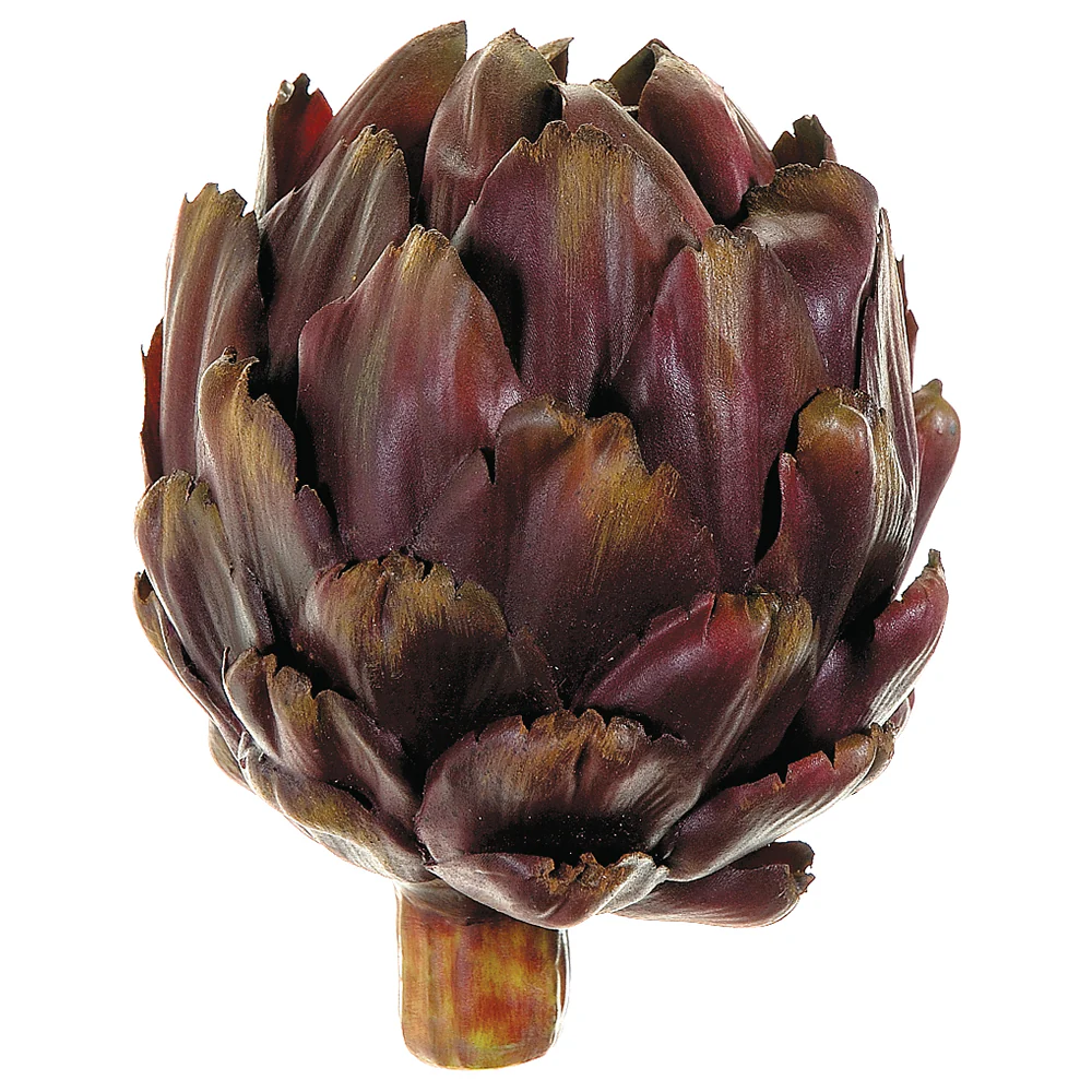 4.5" Artificial Weighted Artichoke -Eggplant/Green (Pack of 12)