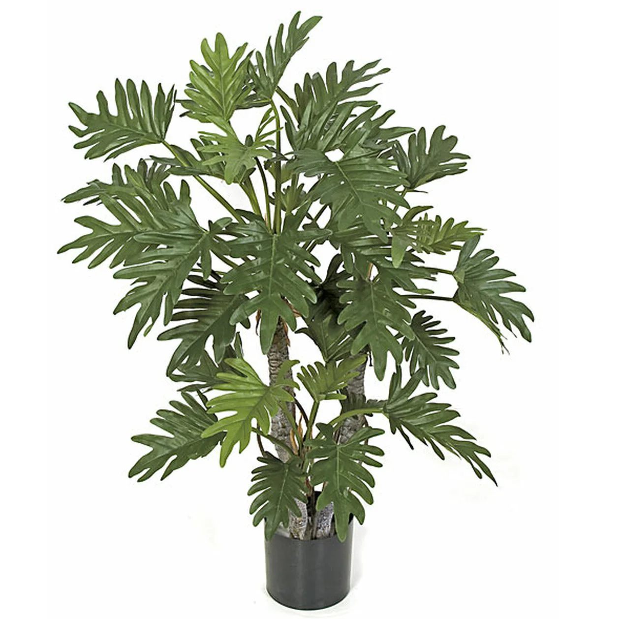 40" IFR Selloum Philodendron Silk Plant w/Pot -Green