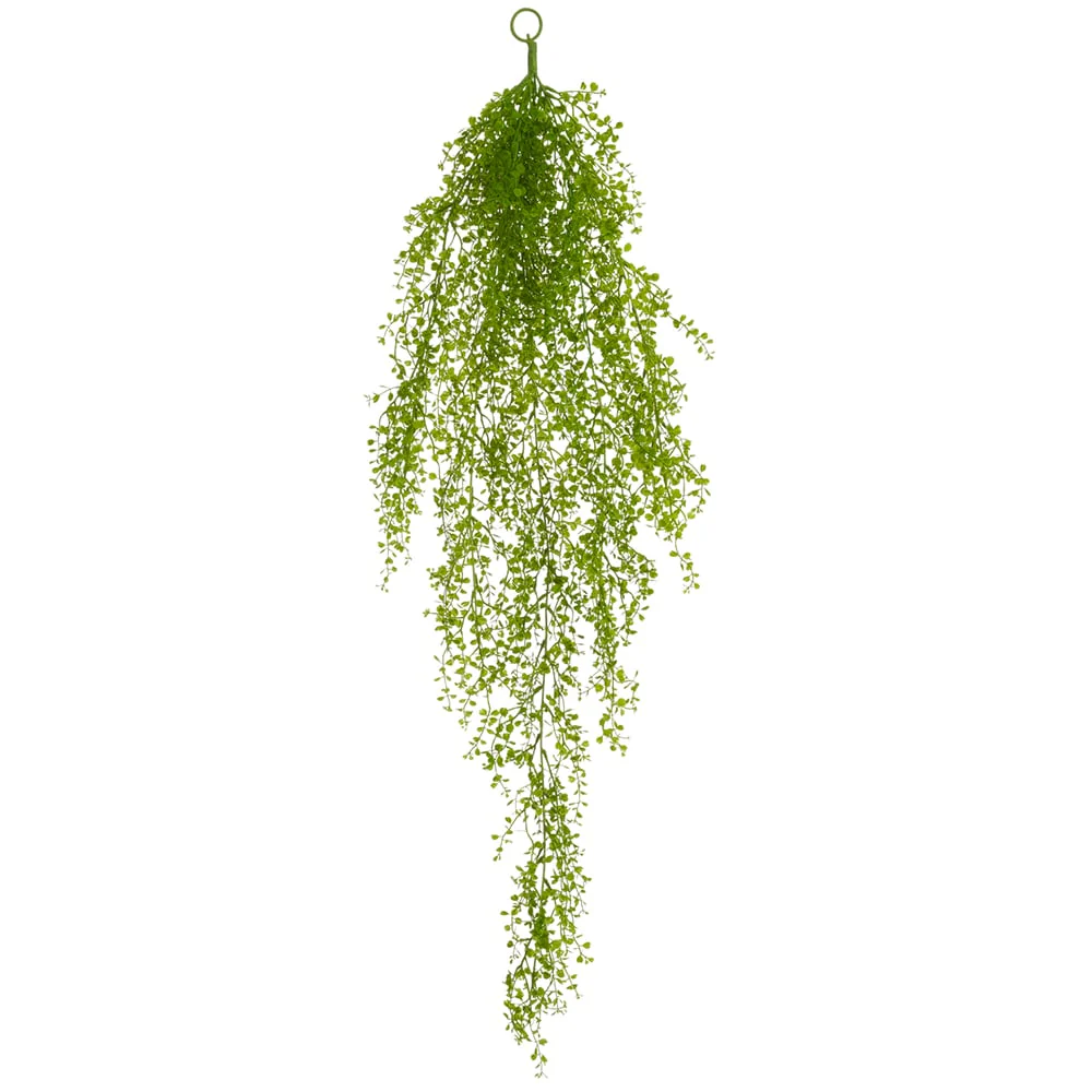 40" PE Soft-Touch Hanging Artificial Baby's Tear Leaf Plant -Green (Pack of 6)