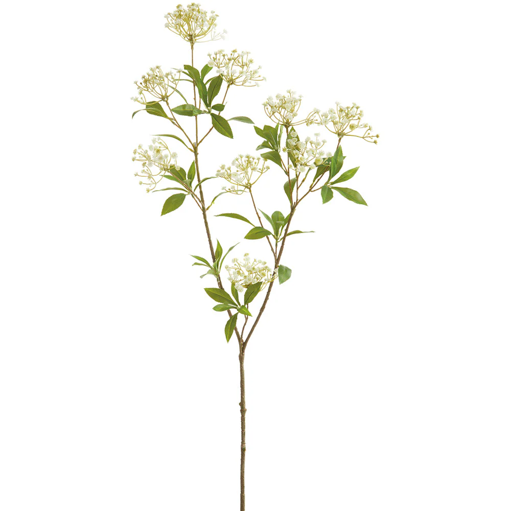41" Baby's Breath Gypsophila Silk Flower Stem -White (Pack of 12)