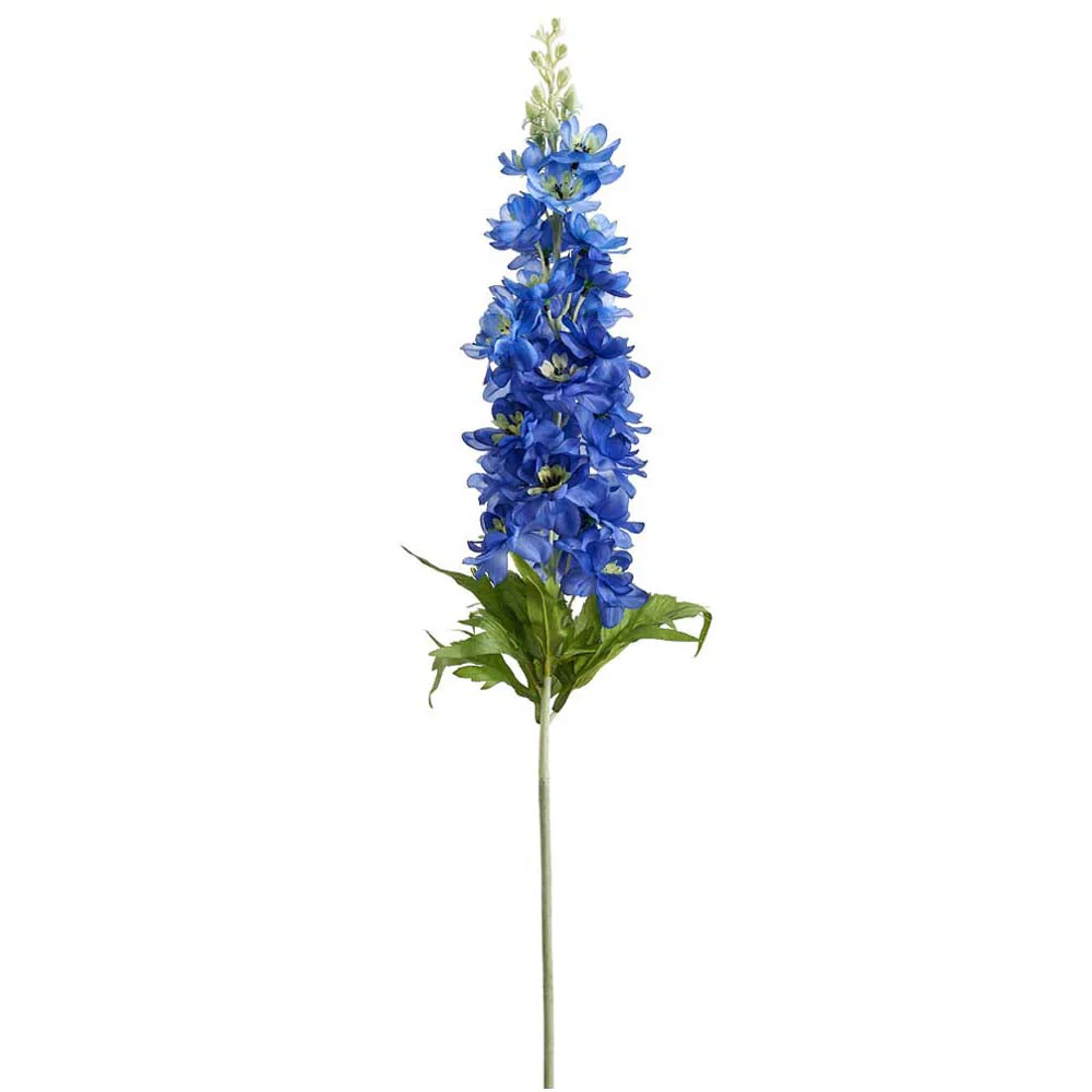 41" Delphinium Silk Flower Stem -Blue (Pack of 12)