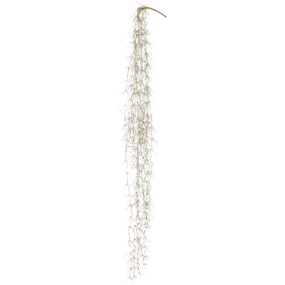 42" Silk Hanging Spanish Moss Stem -Green/Gray (Pack of 24)