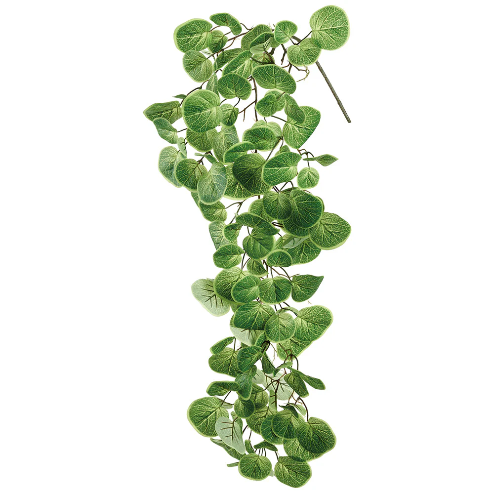 43" Hanging Nasturtium Leaf Vine Silk Stem -Green (Pack of 12)
