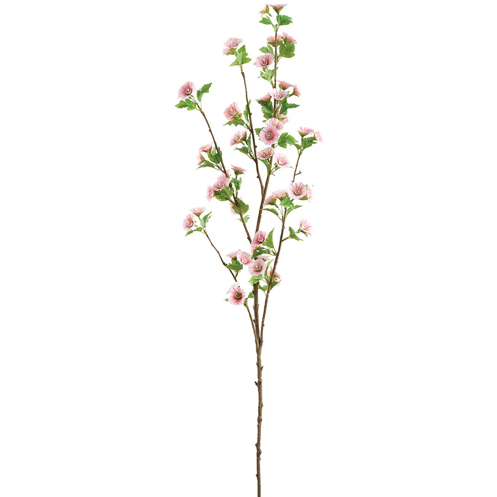 43" Morning Glory Silk Flower Stem -Pink (Pack of 12)