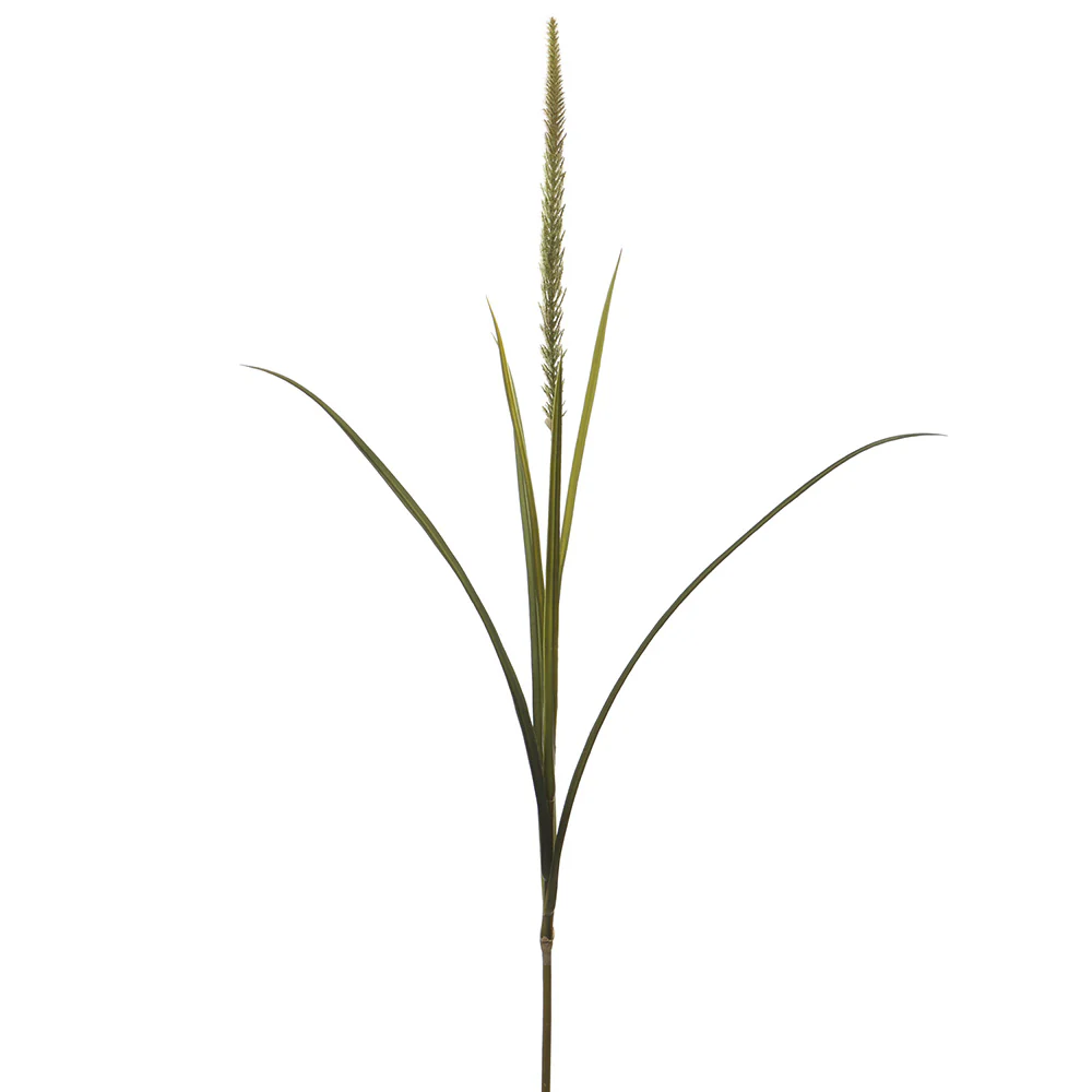 44" Artificial Foxtail Flower Stem -Green (Pack of 12)
